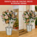 Christabelle 36cm Christmas Topiary Tree Jewelled Baubles Berries