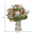 Christabelle 33cm Christmas Bouquet Floral Arrangement Jewelled Baubles