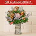 Christabelle 33cm Christmas Bouquet Floral Arrangement Jewelled Baubles