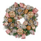 Christabelle 56cm Christmas Wreath Pink Baubles Flowers Pine Cones