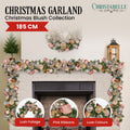 Christabelle 1.8m Christmas Garland Baubles Berries Pink Silver Gold