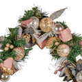 Christabelle 1.8m Christmas Garland Baubles Berries Pink Silver Gold