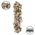 Christabelle 100cm Christmas Garland Jewelled Baubles Berries Pink