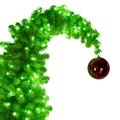 Christabelle 4ft Christmas Gremlin Tree Red Baubles LED Lights Foot Pedal