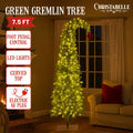 Christabelle 7.5ft Christmas Tree Red Baubles Green White LED Lights