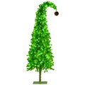 Christabelle 7.5ft Christmas Tree Red Baubles Green White LED Lights