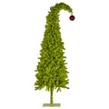 Christabelle 7.5ft Christmas Tree Red Baubles Green White LED Lights