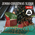 Christabelle 210cm Rustic Christmas Sleigh Steel Display Decoration