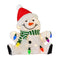 Christabelle 40cm Sitting Snowman Christmas Display With Lights