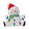 Christabelle 40cm Sitting Snowman Christmas Display With Lights