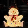 Christabelle 82cm Snowman Christmas Display Lights Indoor Outdoor
