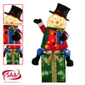 Christabelle 85cm Christmas Snowman Presents Lights Display
