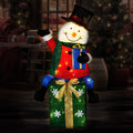 Christabelle 85cm Christmas Snowman Presents Lights Display