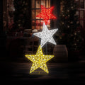 Christabelle 120cm Triple Star Christmas Light Display