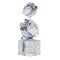 Christabelle 83cm Silver Christmas Giftbox Stack Display Lights