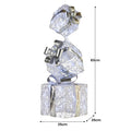 Christabelle 83cm Silver Christmas Giftbox Stack Display Lights