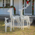 Christabelle Reindeer Display Set 3 LED Cool White Indoor Outdoor