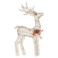 Christabelle Light Up Reindeer Christmas Decoration LED Warm White Gold