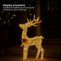 Christabelle Light Up Reindeer Christmas Decoration LED Warm White Gold