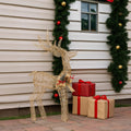 Christabelle Light Up Reindeer Christmas Decoration LED Warm White Gold
