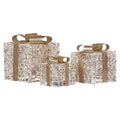 Christabelle 3x Battery Christmas Gift Boxes Warm White LED Lights