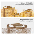 Christabelle 3x Battery Christmas Gift Boxes Warm White LED Lights