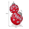 Christabelle Christmas Bauble Display Warm White LED Lights Glitter