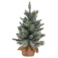 Christabelle 61cm Pre-Lit Snowy Spruce Christmas Tree LED Timer