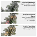 Christabelle 2.7m Christmas Garland LED Lights Spruce Tree Decoration