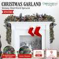Christabelle 2.7m Christmas Garland LED Lights Spruce Tree Decoration
