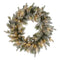 Christabelle 76cm Snowy Christmas Wreath LED Lights Stamford Spruce