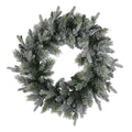Christabelle 76cm Snowy Christmas Wreath LED Lights Stamford Spruce