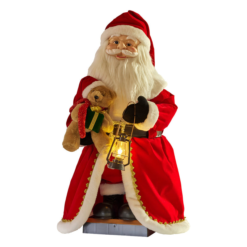 Christabelle 1.1m Musical LED Santa Claus Christmas Lantern Decoration