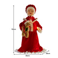 Christabelle 1.1m LED Musical Christmas Mrs Claus Glowing Candle