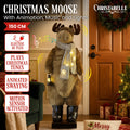 Christabelle 1.5m LED Animated Christmas Moose Light-Up Decoration