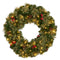 Christabelle 61cm Christmas Wreath LED Lights Berry Bristle