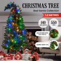 Christabelle 1.2m Pre-Lit Christmas Tree 550 Tips Curved Multicolour