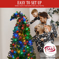 Christabelle 1.2m Pre-Lit Christmas Tree 550 Tips Curved Multicolour