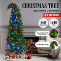 Christabelle 2.3m Curved Pre-Lit Christmas Tree 1240 Tips