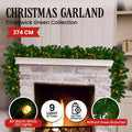 Christabelle 2.7m Christmas Garland LED Lights Tree Decoration