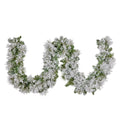 Christabelle 274cm Snow Prelit Christmas Garland LED Lights