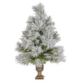 Christabelle 61cm Prelit Christmas Tree Snow White Tabletop