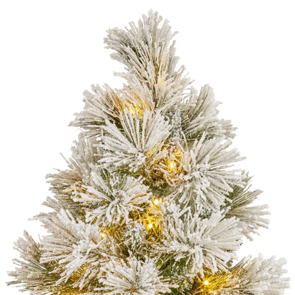 Christabelle 61cm Majestic Snow Tabletop Prelit Christmas Tree