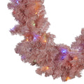 Christabelle 274cm Pink Christmas Garland LED Lights