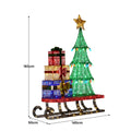 Christabelle Christmas Sled 183cm LED Lights Tree Presents C9