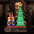 Christabelle Christmas Sled 183cm LED Lights Tree Presents C9