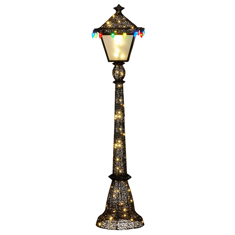 Christabelle Christmas Lamp Post 183cm With LED Lights Display