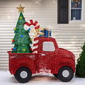 Christabelle 1.4m Christmas Tree Truck LED Lights Outdoor Decoration