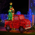 Christabelle 1.4m Christmas Tree Truck LED Lights Outdoor Decoration