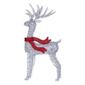 Christabelle 1.5m LED Light-Up Reindeer Christmas Decoration Red Bow